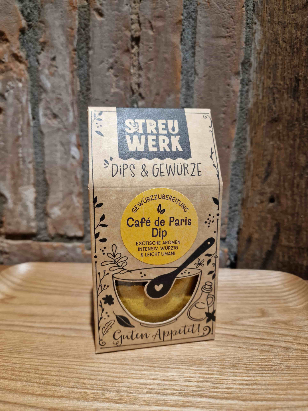 Streuwerk Café de Paris Dip – Gewürzzubereitung in der Verpackung