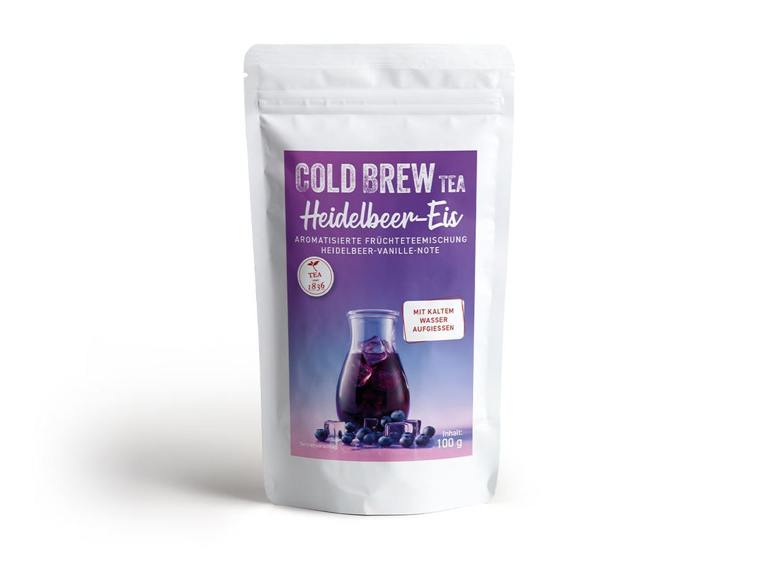 Cold Brew Heidelbeer-Eis von Dethlefsen & Balk im Standbodenbeutel