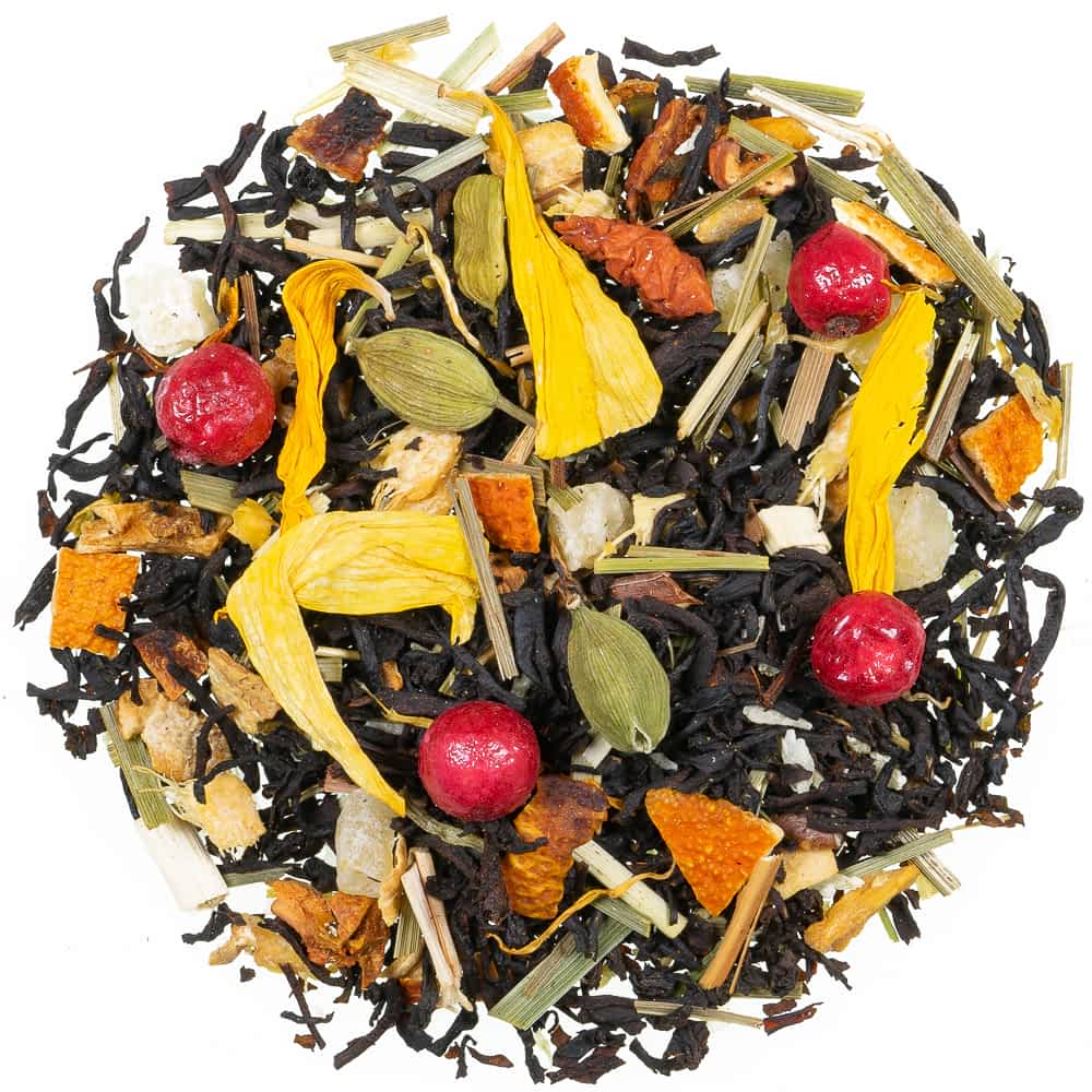 Lose Teemischung Frühlingsduft mit Früchten und Blüten
