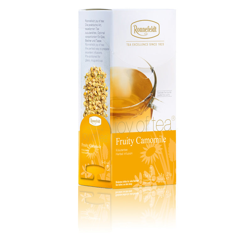 Packung Joy of Tea® Fruity Camomile Kräutertee