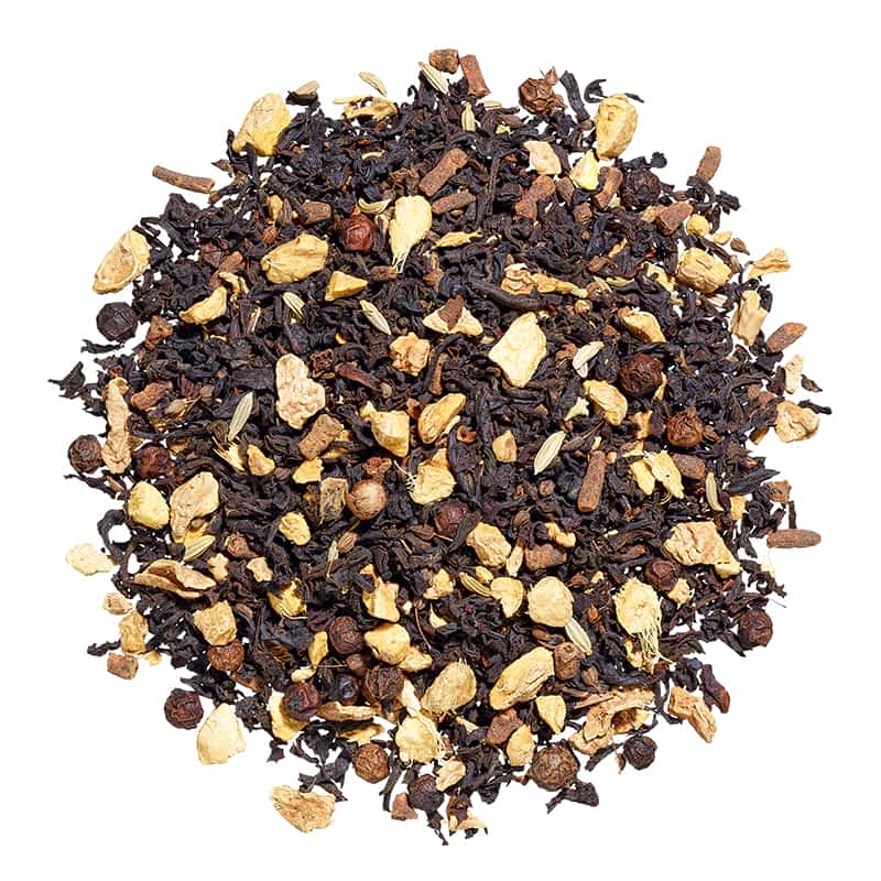 Lose Teemischung Masala Chai mit Schwarztee und Gewürzen