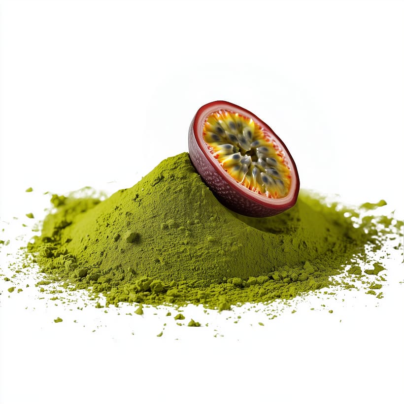 Matcha Pulver mit Passionsfrucht für Matcha Latte und Iced Matcha