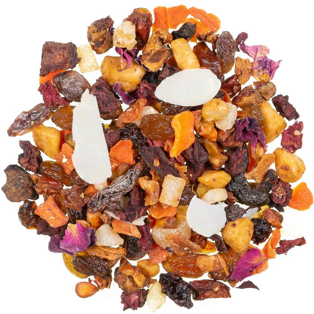 Lose Teemischung Pflaume Marzipan mild