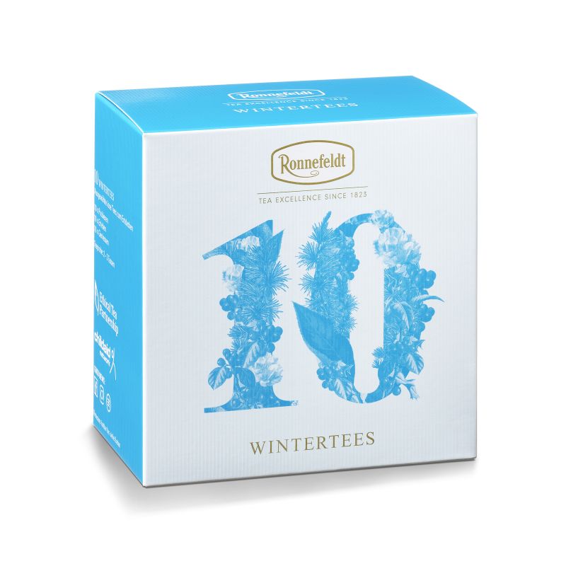 Schachtel Probierbox Wintertees von Ronnefeldt mit 10 losen Wintertees
