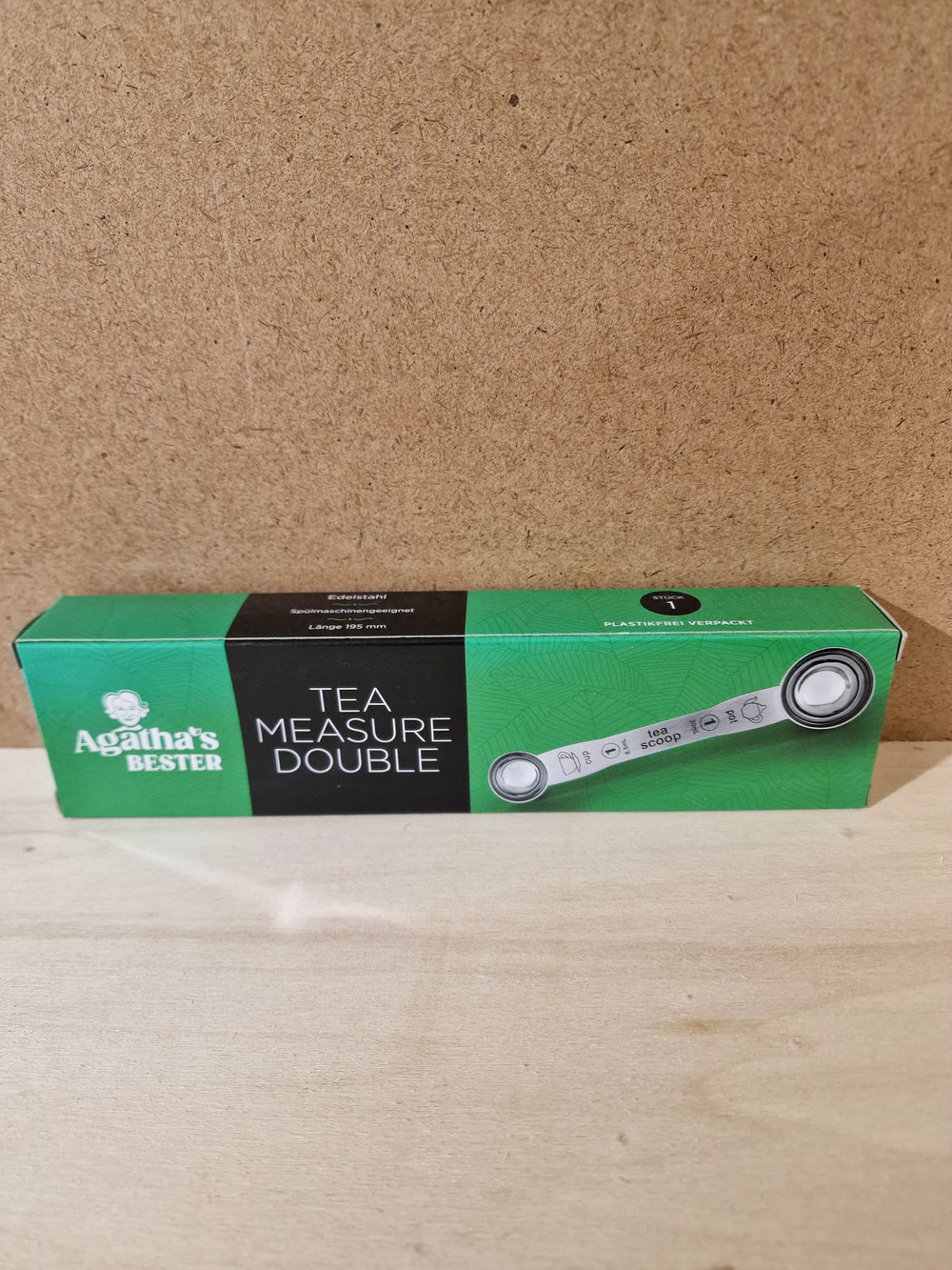 Teemaß Double in Originalverpackung von Agatha’s Bester